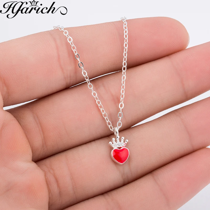 evie luxe gold necklace red heart| Alibaba.com
