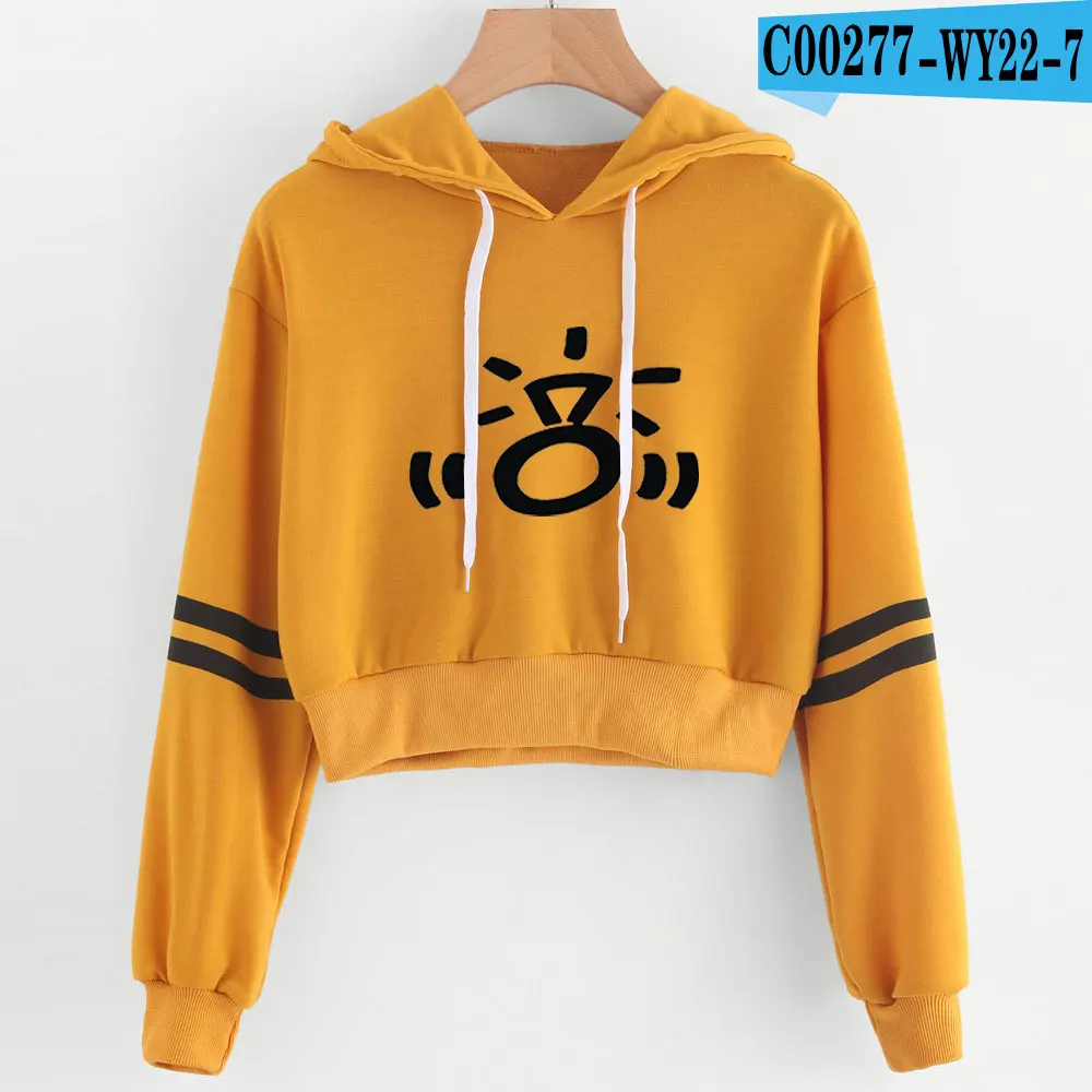Yellow Ariana Grande, женские толстовки с пупком, толстовка, крутая мода, Kpop, сексуальные, милые,, Новое поступление, Harajuku, повседневные толстовки, Толстовка - Цвет: Yellow