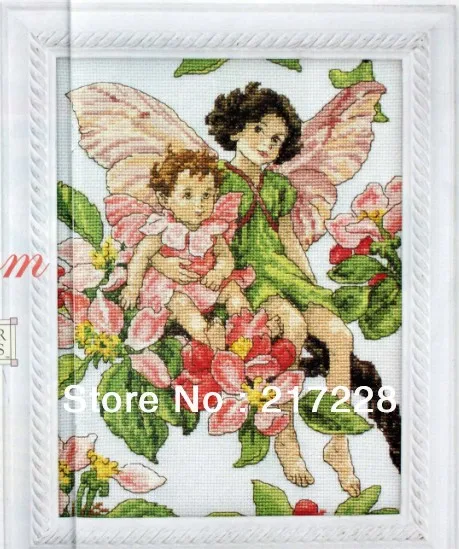 Вышивка крестом 14CT богиня-фея сестры 34x40 см CS-077WM | Дом и сад