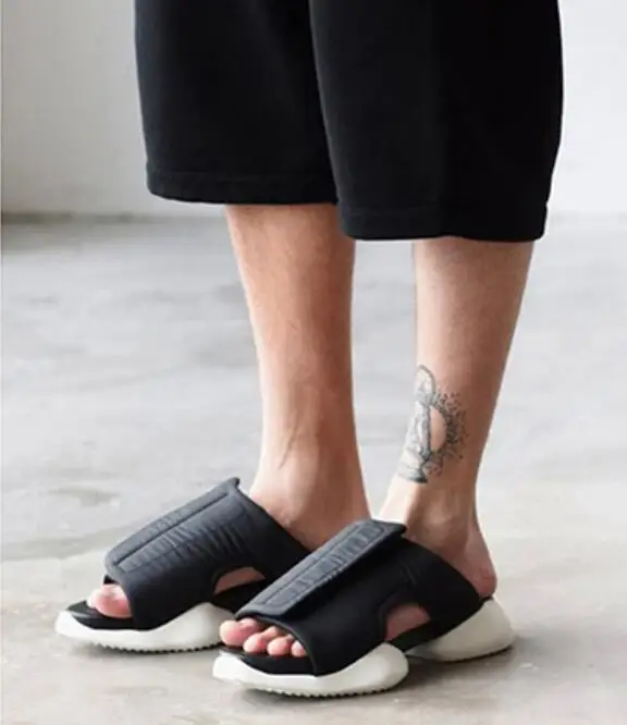 2018 Playa Size44 Runway Cool Sandalias 1 Grande 2 Moda Mens Plataforma Verano Mujers Casual De Gladiator Negro Recorte gU4Zdw