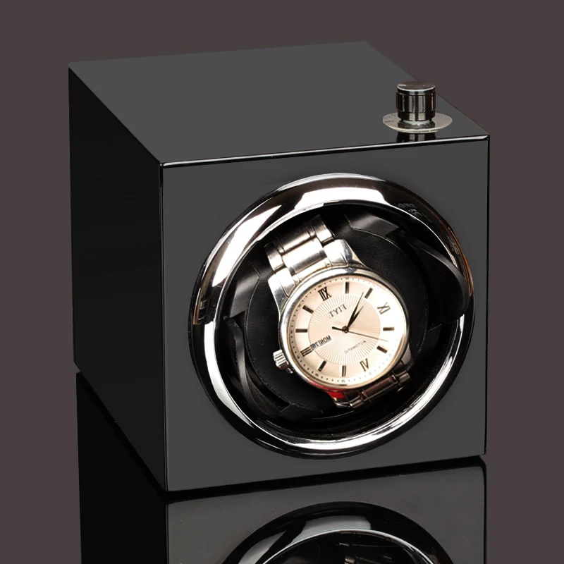 Часы Winder, LT деревянный автоматический вращающийся 1+ 0 A чехол для хранения дисплей коробка(черный) стиль