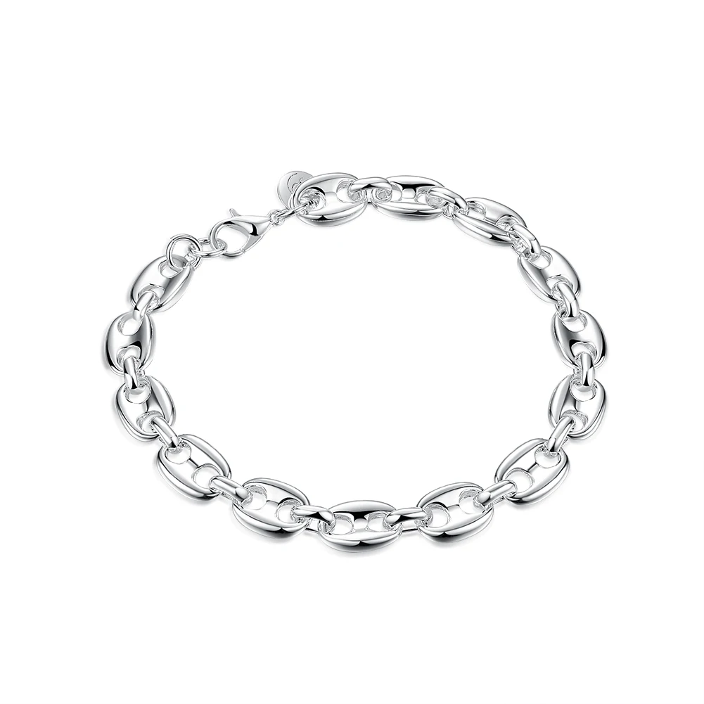 

H133 Latest Women Classy Design silver plated bracelet Factory Direct Sale
