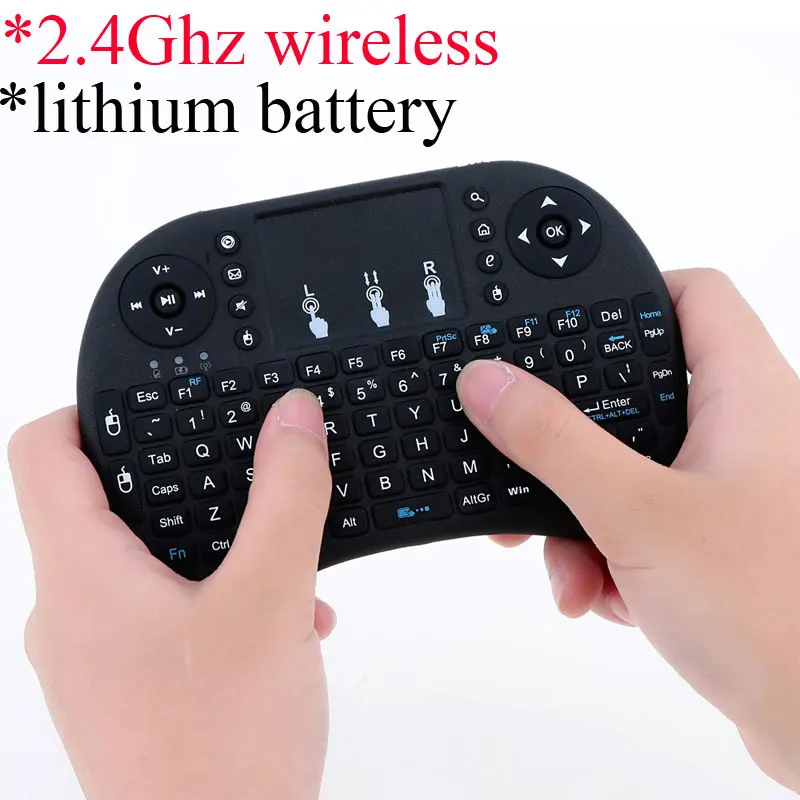 

Mini keyboard with lithium battery for Android TV / TV Box, wireless keyboard with touch panel, smart TV remote control