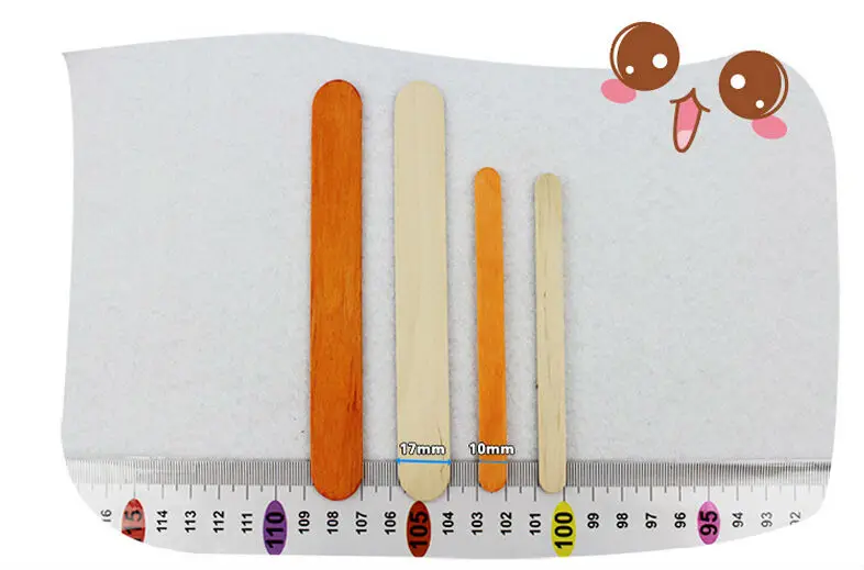 Новинка, 50 шт., деревянная палочка для Фруктового мороженого для детей, рукоделие, искусство, мороженое, конфета на палочке, торт, сделай сам, забавный подарок для детей AU222