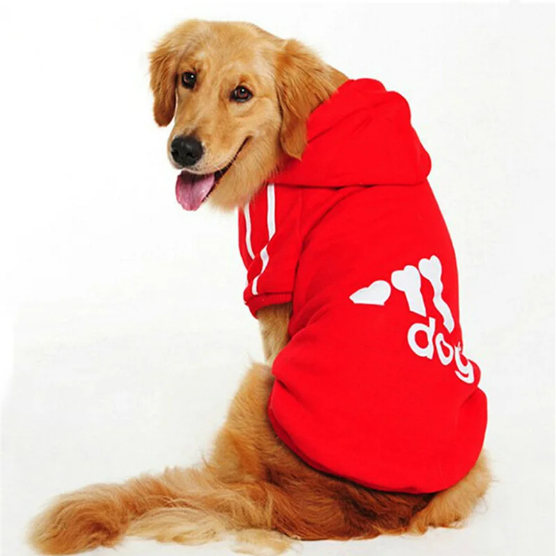 Big Dog Clothes For Dogs Costume Large Size Winter Golden Retriever Pet Dogs Coat Hoodie Apparel Clothing For Dogs Sportswear