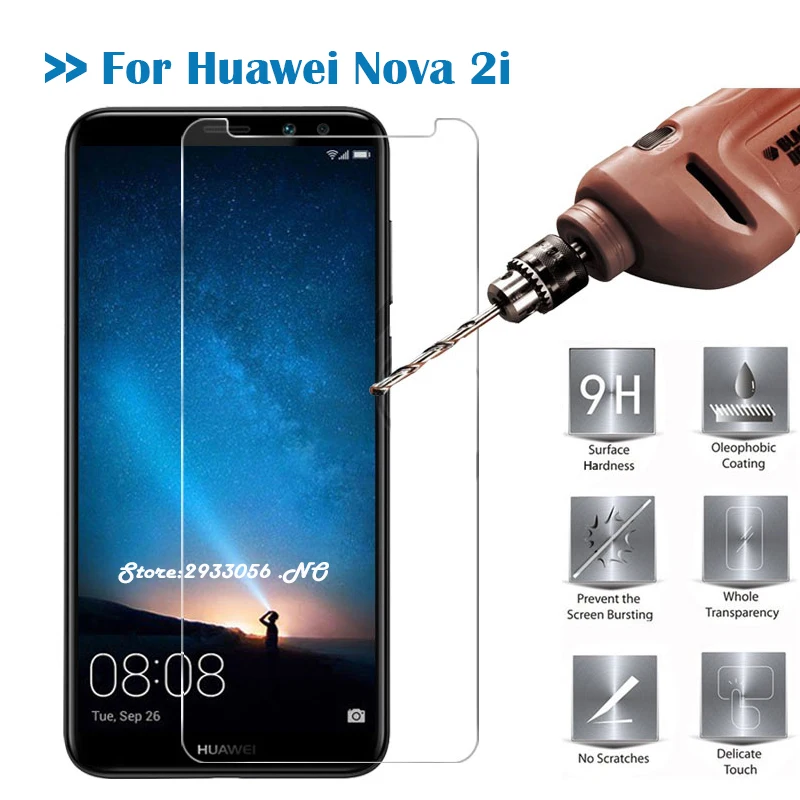 

Tempered Glass on for Huawei Nova 2i Screen Protector 9H 2.5D Protect Phone Protection Film for Huawei Nova 2 i Protective Glas