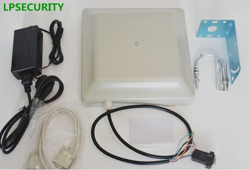 

LPSECURITY Parking Gate Access Control 6m RFID UHF Reader Integrative Long Range Antenna Reader (Free SDK)