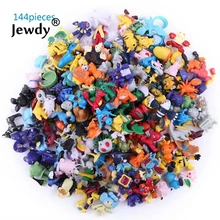 Océano 144 Unids/lote Pokemon PVC Figuras Set Pikachu Eevee Espeon Umbreon Vaporeon Glaceon Mini Anime Pocket Monster