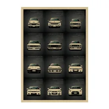 1434 известный roadster/производительность автомобиля GTR набор 2/крафт-бумага/Бар плакат наклейки на стену/Ретро плакат/декоративная живопись 51x35,5 см