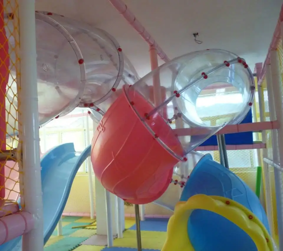 US $149.00 customized made outdoorindoor playground slidetransparent tube slide toysamusement tube sliding barrel