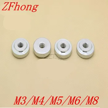 

20pcs/lot GB807 m3/m4/m5/m6/m8 Galvanized Knurled Thumb Nut Thin round Hand Tighten Nut