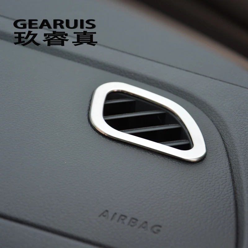 

Car styling For Volkswagen vw POLO AC Outlet Trim Refit Air Outlet Frame Decoration Stickers Cover Interior Auto Accessories LHD