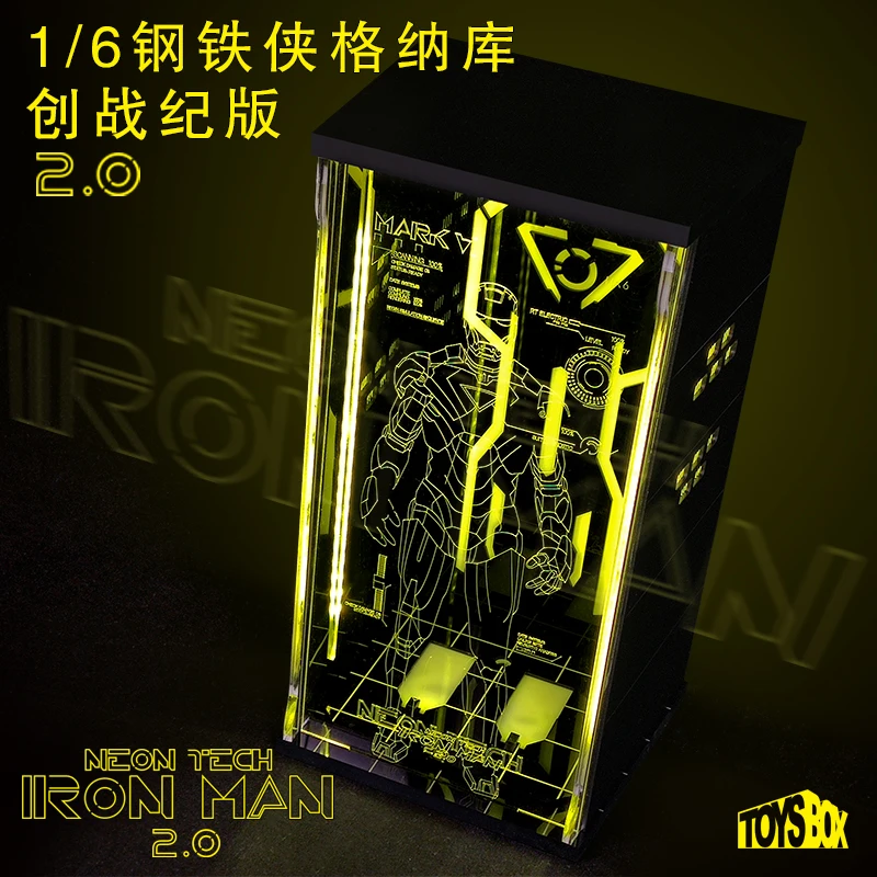 Toysbox 1/6 IronMan MK6 Gnaku 4,0 желтый свет Ограниченная серия для 12 дюймов Фигурка DIY
