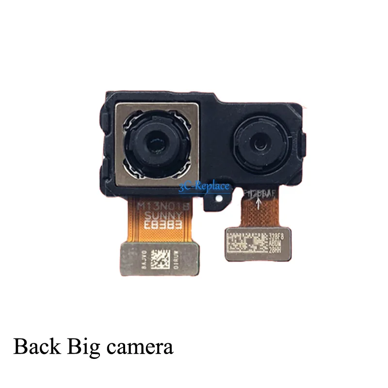 Для huawei P Smart POT-LX3 POT-L23 POT-LX1 задняя основная задняя часть задней части Камера небольшой Фронтальная камера гибкий плоский ленточный кабель - Цвет: Back Big Camera