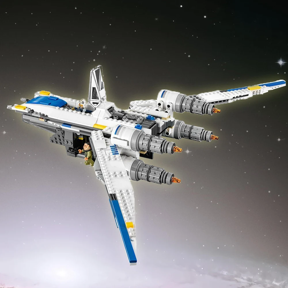 

New 05054 Star Plan Wars Series The Rebel U-Wing Fighter Set Building Blocks Bricks Compatible Legoinglys 75155 Kids Toys Gift