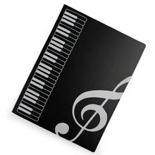 A4 нотная тетрадь папка/Band хоровой папка белого и черного цвета