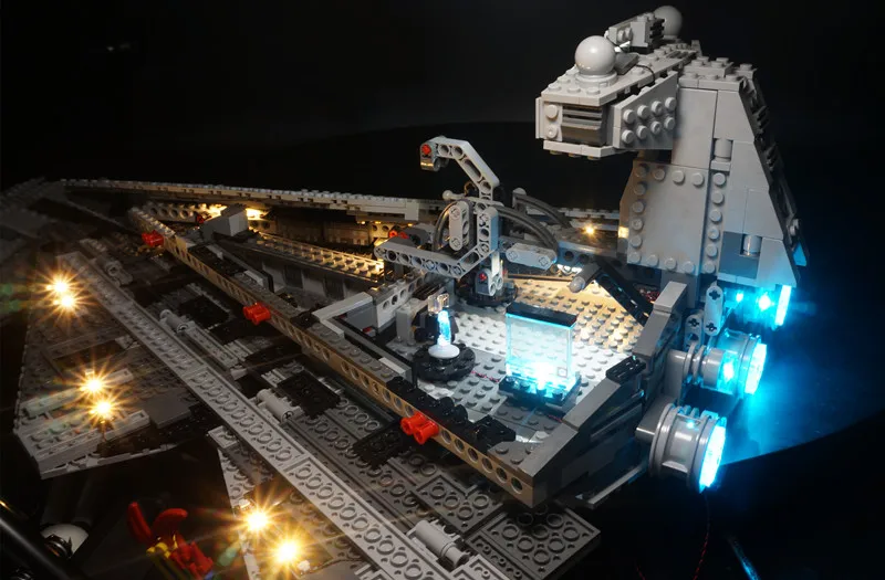 LED Lighting Beleuchtung Für LEGO 75055 Star Wars Imperial Destroyer Spielzeug 