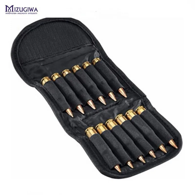 

2pcs/lot Rifle Cartridge Padded Holder 30-06Cartridge .223 Shotgun 12 Rifle Shell Cartridge carrier Wallet Bag Hunting Accessory