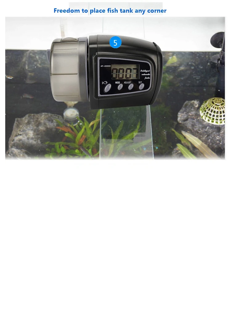 Автоматическое устройство подачи автоматическая кормушка для аквариума интеллектуальная синхронизация кормушка Koi маленькая рыбка корм для аквариума
