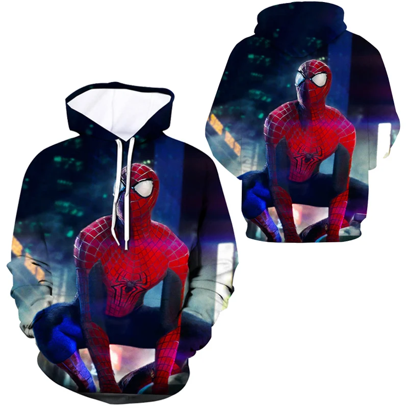Fashion men Hoodies Sweatshirt Men 3d Printing Spider-Man Far From Home Harajuku Streetwear Hoodie Cosplay | Мужская одежда