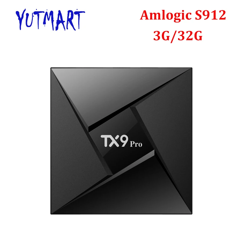 

[TX9 Pro] TV Box Amlogic S912 Octa-core Set-top TV Box Android 7.1 3GB 32G Bluetooth 4.1 1000M LAN 2.4G&5G wifi Smart TV Box