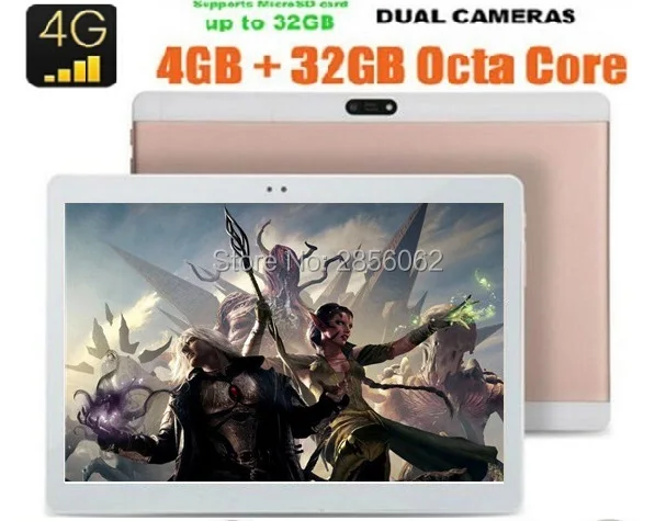 Free Shipping 10 inch tablet android 6 0 Octa Core 4G FDD LTE 4GB RAM 64GB