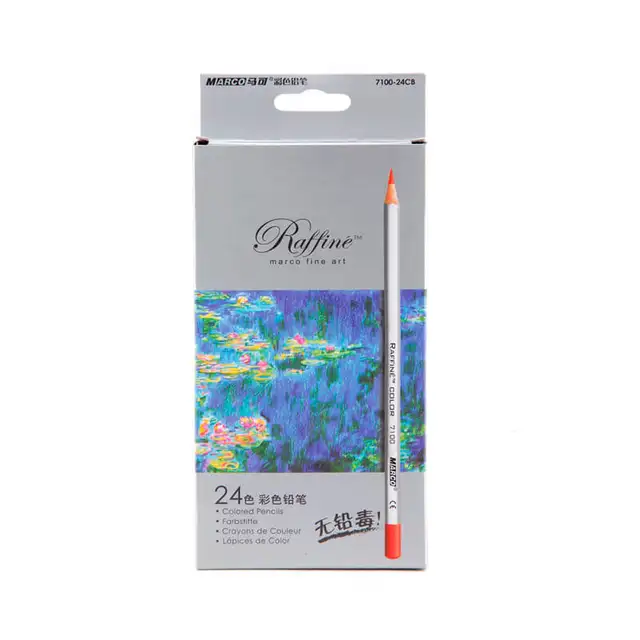 Colored pencils Marco Raffine 24 colors 710024CB Writing & Marking