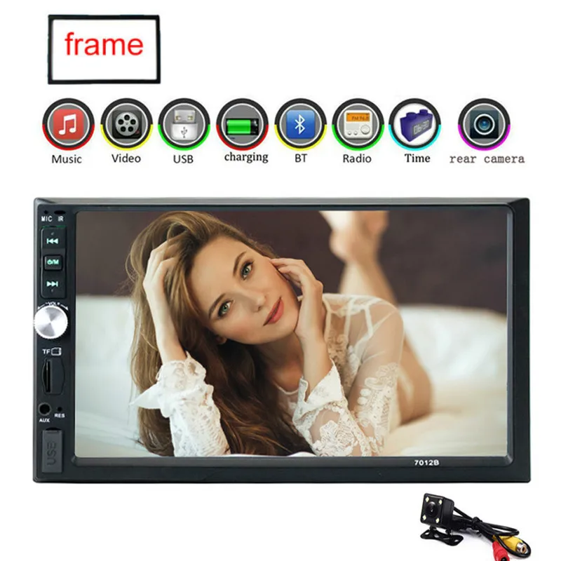 Автомобильная магнитола Mirrorlink Android кассетный плеер 2DIN 7 &quotсенсорный экран Bluetooth