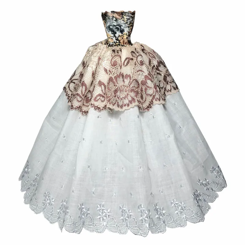 Fashion Girl Doll Clothes For 11.5/" 1//6 Doll Dress Noble Party Gown Doll Outfits