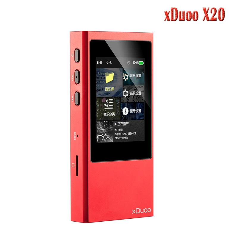 

xDuoo X20 Audio Player USB DAC DSD Bluetooth Player Portable Mp3 Player 9018Q2M Hifi Balanced Music Player FLAC