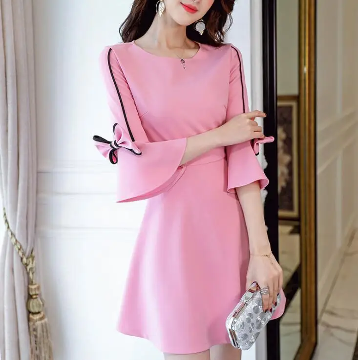 Najtaniej 2018 nowy chiński style moda damska sukienki na wiosnę i lato najlepszy prezent dla przyjaciółki