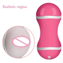 New Vibrating Vagina Real Pussy 3 Pronunciation Voice Masturbator For Man Pocket Realistic Pussy Sextoy Homme Masturbation Cup.