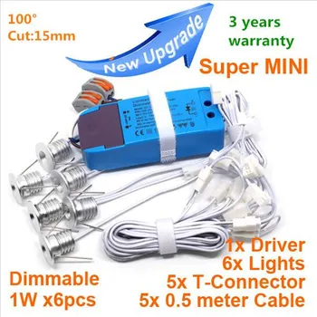 

18pcs/lot 1W MINI LED Downlight Dimmable Light MINI Jewelry Lamp LED Cabinet Light Bookcase Lights LED Spot Light Free Shipping