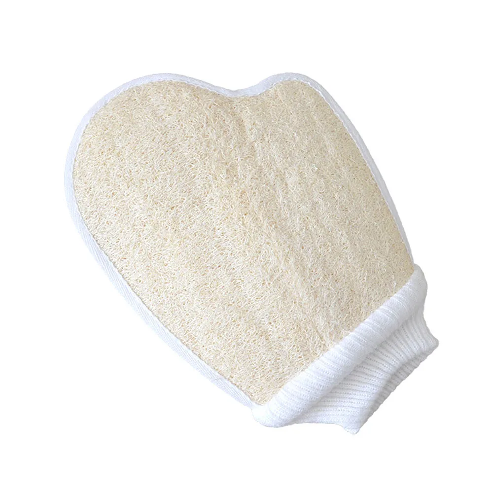 

1PC Natural Healthy Loofah Shower Bath Gloves Exfoliating Wash Skin Spa Massage Scrub Body Scrubber Glove Bathroom Accessories