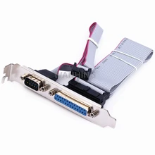 Bilgisayar anakartı Panel Montaj EP-081 Seri DB9 9 Pin Erkek COM Paralel DB25 25 Pin Dişi LPT Kablo Adaptörü HY1329