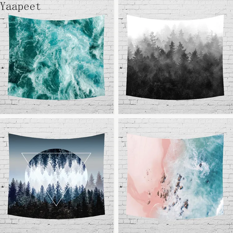 

Mandala Sea Tapestry Carpet Rugs Beach Towel Wall Hanging Camping Tent Travel Mattress Hippie Tapestries Home Decoration
