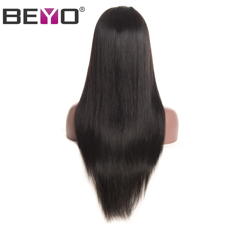Beyo бразильский прямой парик 6x12 Синтетические волосы на кружеве человеческих волос парики non-реми Синтетические волосы на кружеве парик с