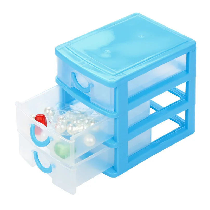 Durable Plastic Mini Desktop Drawer Sundries Case Small Objects Organization Box for Beads Pills Rings Jewelry Key #3d11 (8)