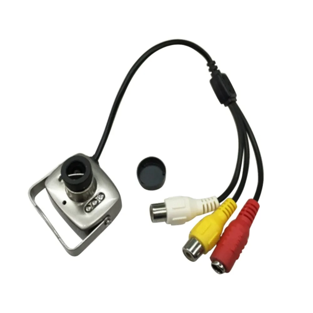 8 LED IR Night Vision HD Mini CCTV 3.6MM Camera Security Audio FPV Micro 600TVL