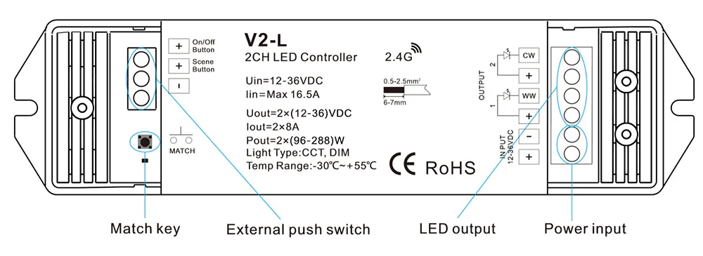 cct led dimmer