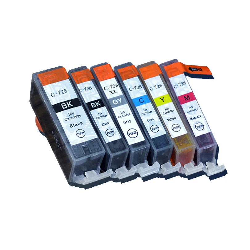 Картриджи для принтеров canon PGI 725 CLI 726 IP4870 IP4970 IX6560 MG5170 MG5270 MG5370 MG6170 MG6270 MG6270|ink cartridge|ink