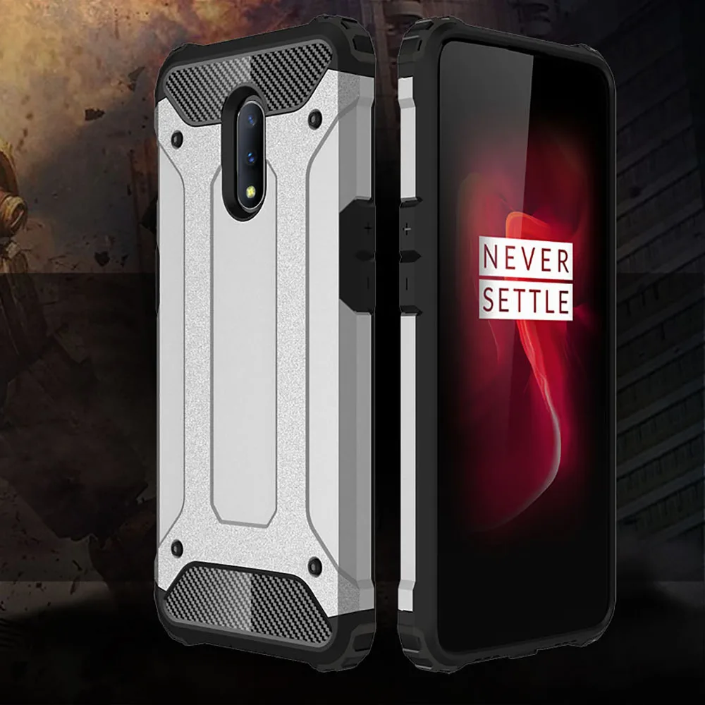 

Shockproof Armor Coque Cover 6.41For Oneplus 7 Case For Oneplus One plus 7 Oneplus7 Phone Back Coque Cover Case