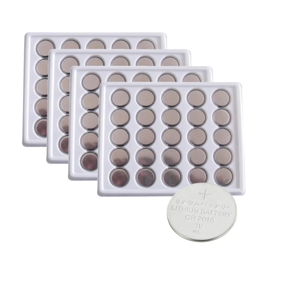 

200Pcs PKCELL CR2016 DL2016 2016 3V CR 2016 Lithium Button Coin Battery for watch toys