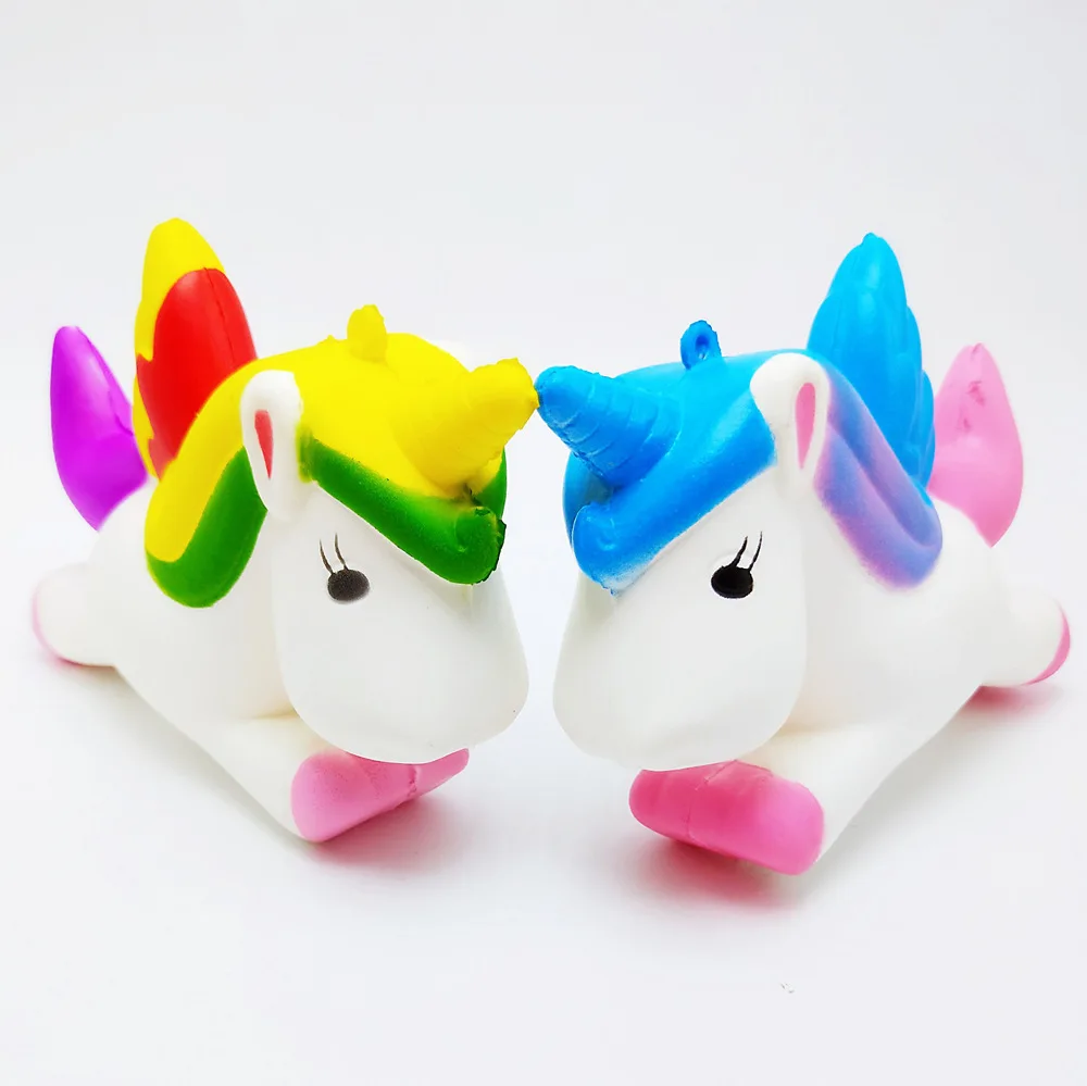 Kawaii мягкие игрушки для детей единорог забавная антистрессовая игрушка милый