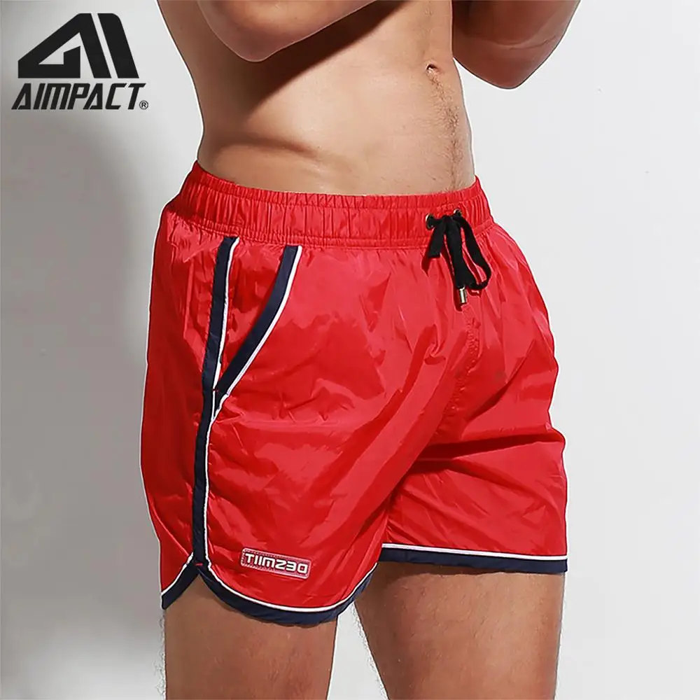 Desmiit Fast Dry Men's Board Shorts with Lining Male Drawstring Surf