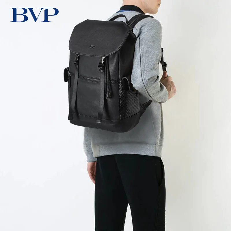 BVP-Brand-Genuine-Leather-Backpack-Men-Waterproof-Male-Travel-Shoulder ...