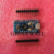 Free Shipping 5 pcs Mini Leonardo Pro Micro ATmega32U4 5V/16MHz Module For Arduino Best Quality(China (Mainland))