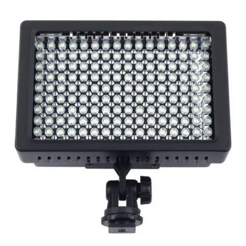 MEMTEQ Camera Accessories Flash 160 LED Video Light Hot Shoe Lamp Photo Studio Lighting for Canon Nikon Pentax Camera DSLR