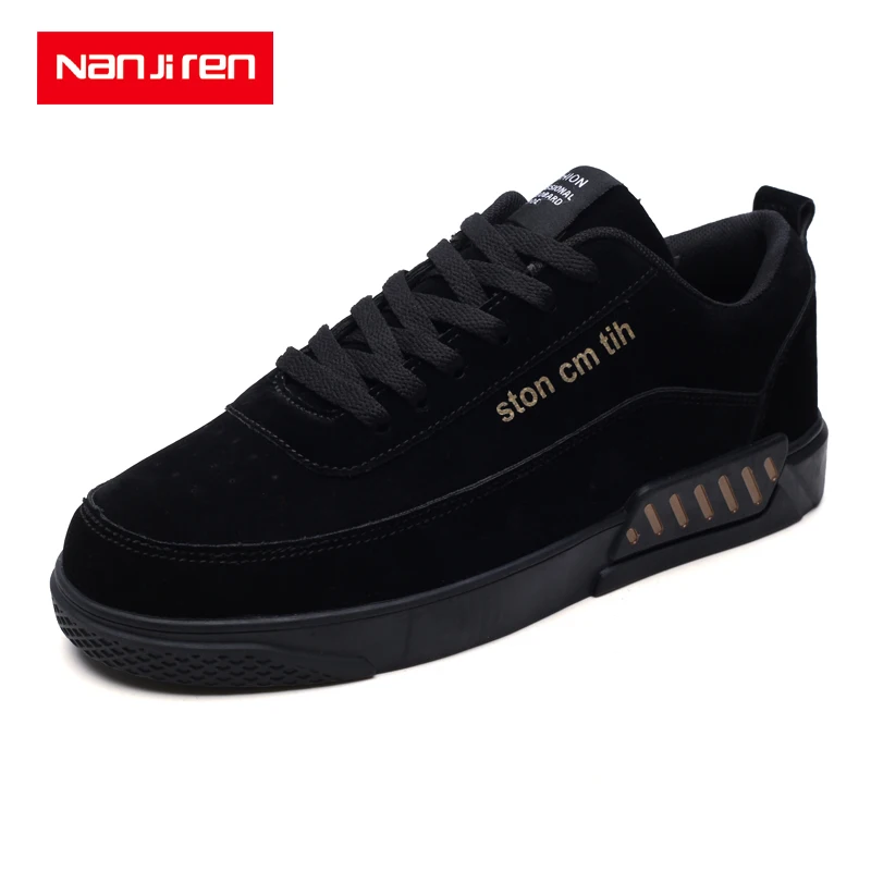 

Nanjiren Men Shoes Fashion Top Quality Men Flats Male Casual Shoes Zapatos Hombre Lace-Up