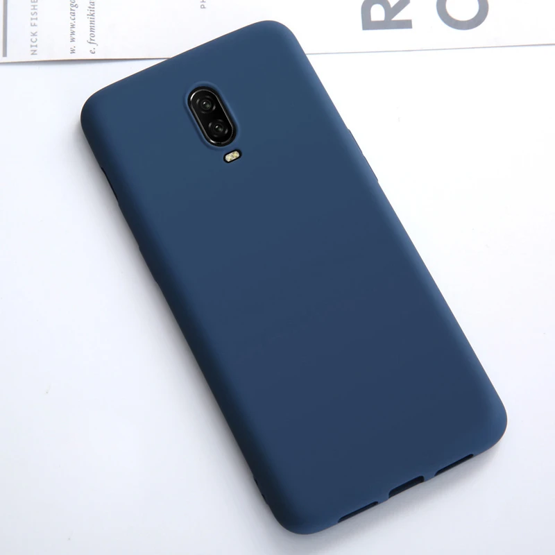 Противоударный жидкий силиконовый чехол для Oneplus 7 Pro 6 6 T Роскошный тонкий защитный мягкий Противоскользящий чехол для One Plus 7t Pro 6 T 7Pro